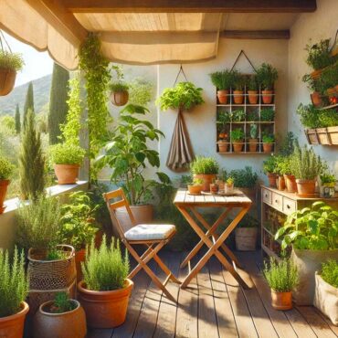 moestuin op balkon of terras