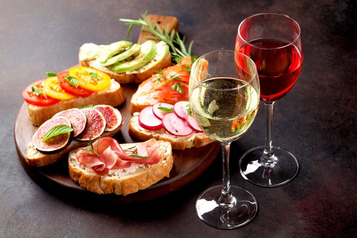 tapas en wijn