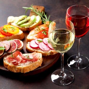 tapas en wijn