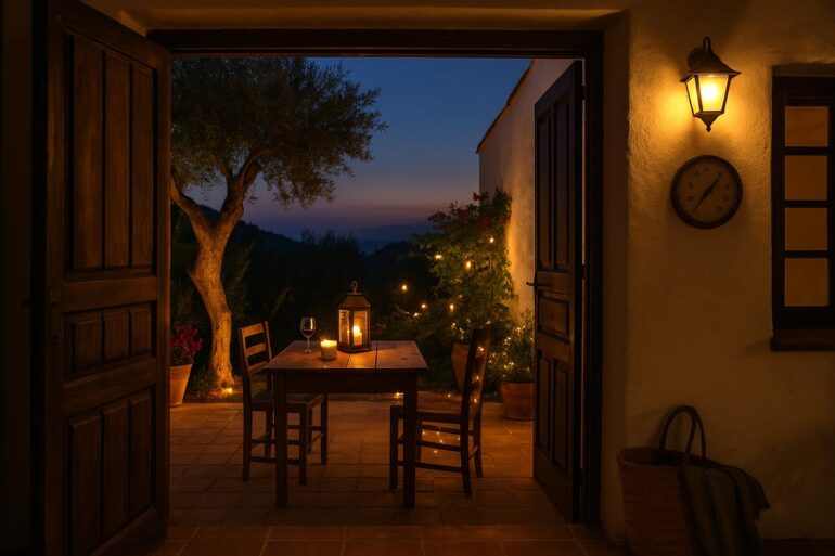 slimme verlichting Spaanse terras