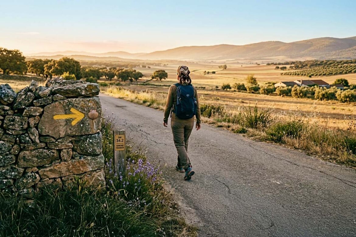 Acht kilometer als warming-up voor de Camino de Santiago