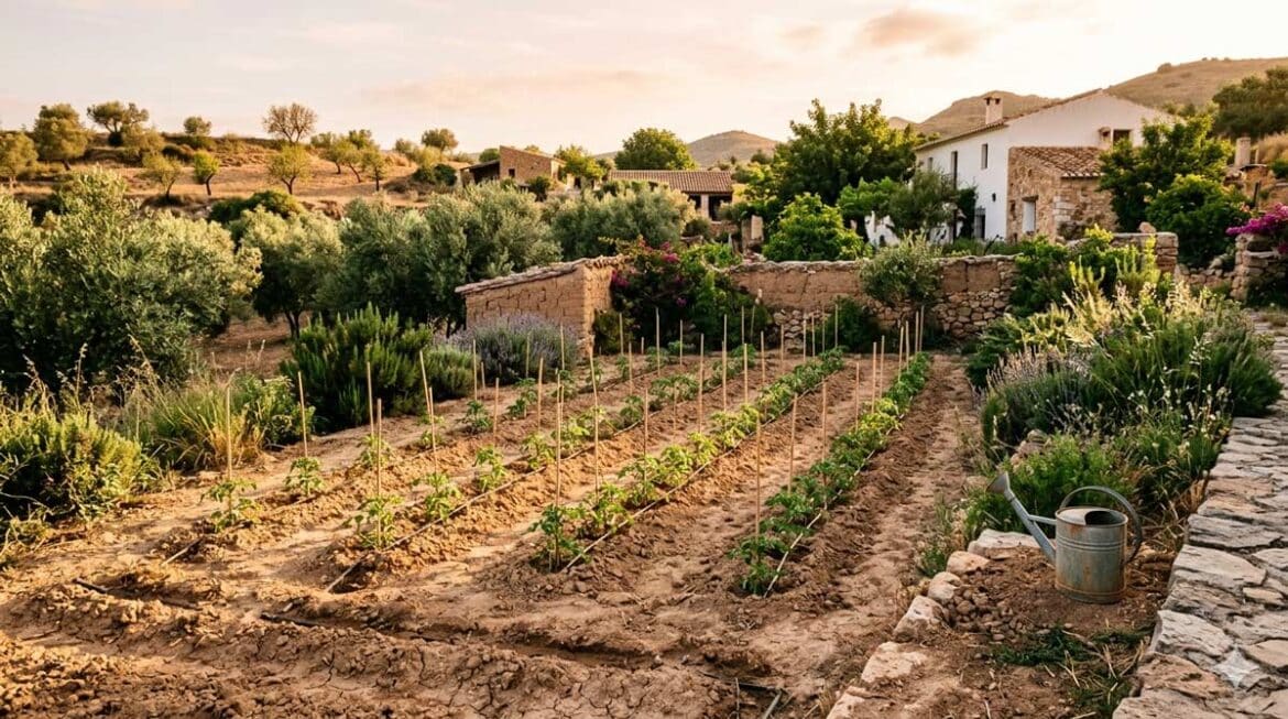 De moestuin in Spanje voor de zomer: april is het moment, niet mei