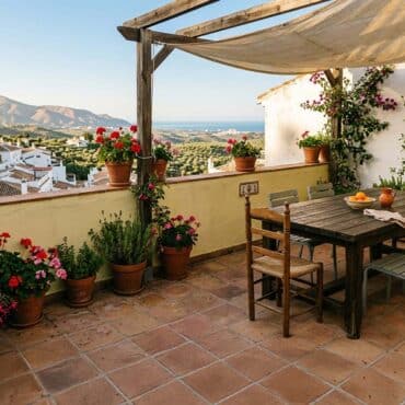 terras inrichten Spanje