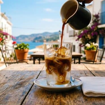 café con hielo