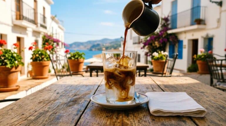 café con hielo