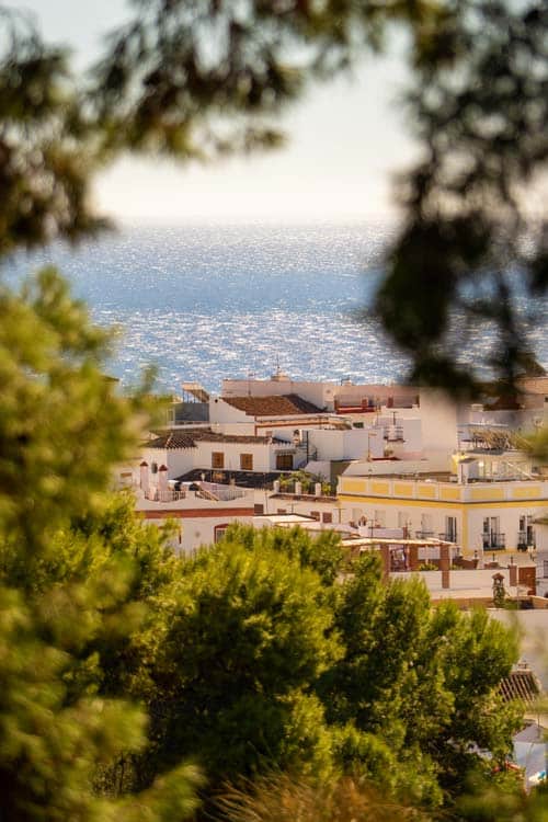 view over Nerja Costa del Sol
